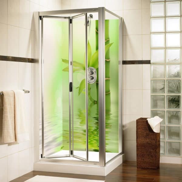 Crédence Douche Bambou