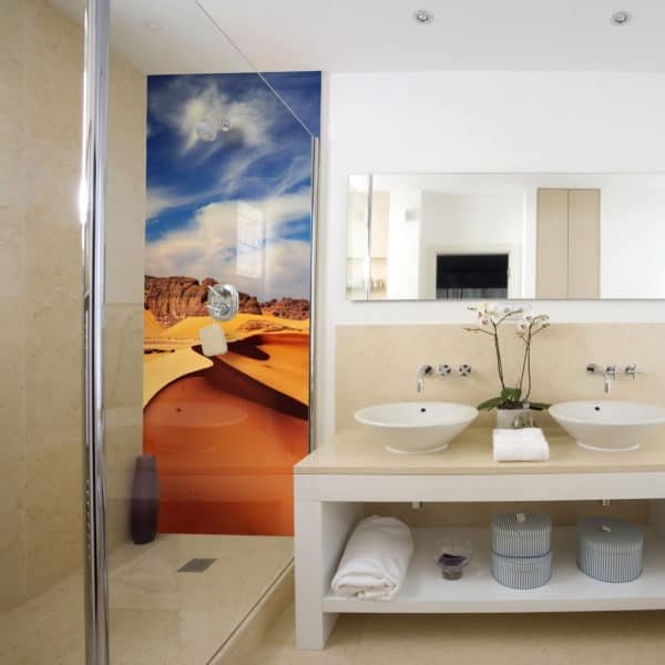 Crédence Douche Désert