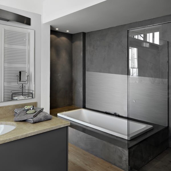 Crédence Baignoire Inox Brossé