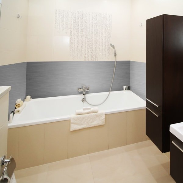 Crédence Baignoire Inox Brossé