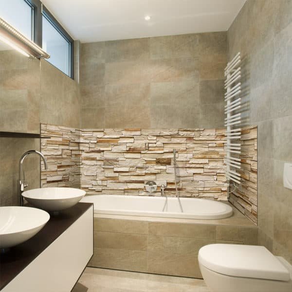 Crédence Baignoire Modern Stone