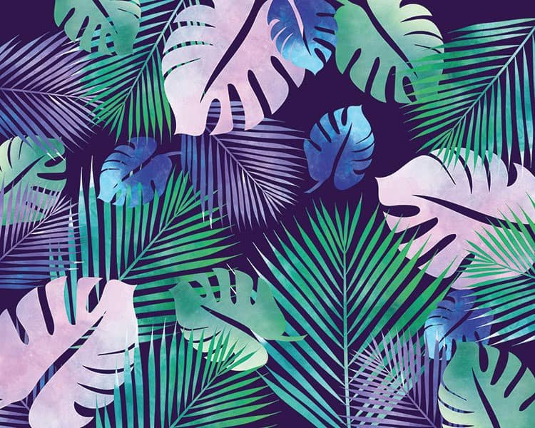 Crédence Salle de Bains Tropical