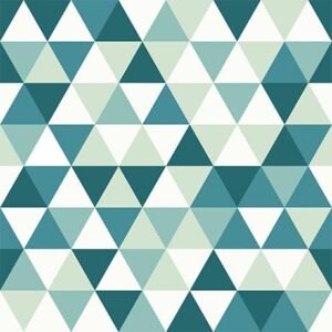 Crédence Baignoire Triangle Scandinave Bleu