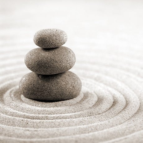 Crédence Salle de Bains Sable et Galets