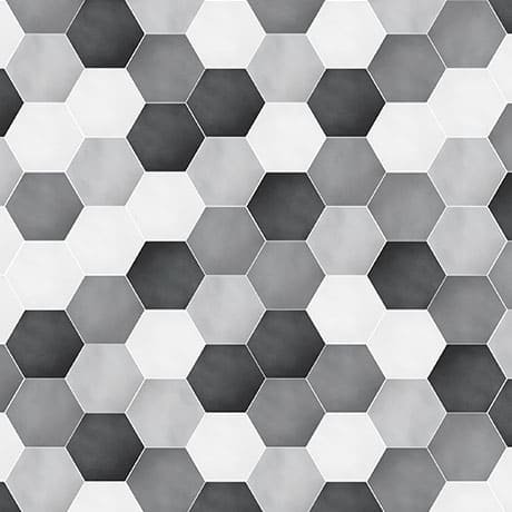 Crédence Baignoire Hexagones