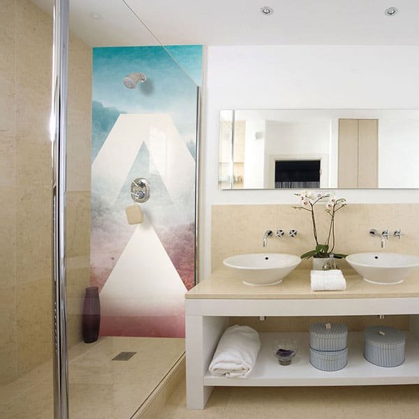 Crédence Douche Landscape