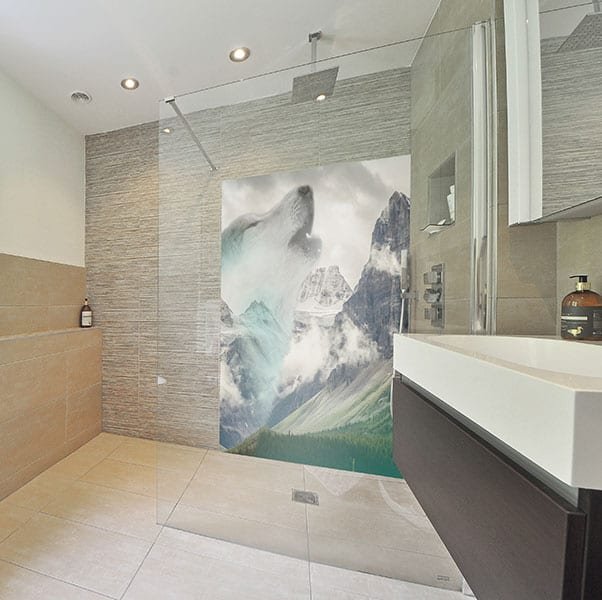 Crédence Douche Mountain Wolf