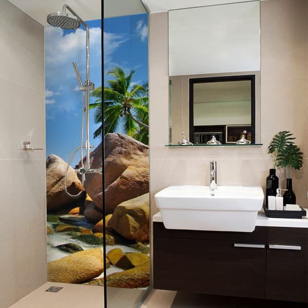 Crédence Douche Seychelles