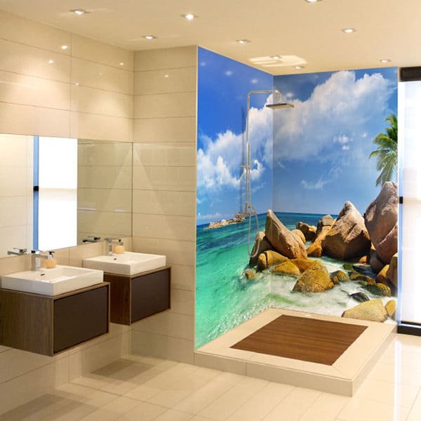 Crédence Douche Seychelles