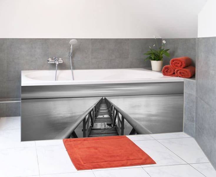 Panneau aluminium composite Bridge to the infinitive, panodeco