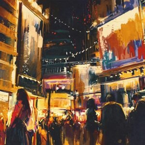 Crédence Salle de Bains Night City