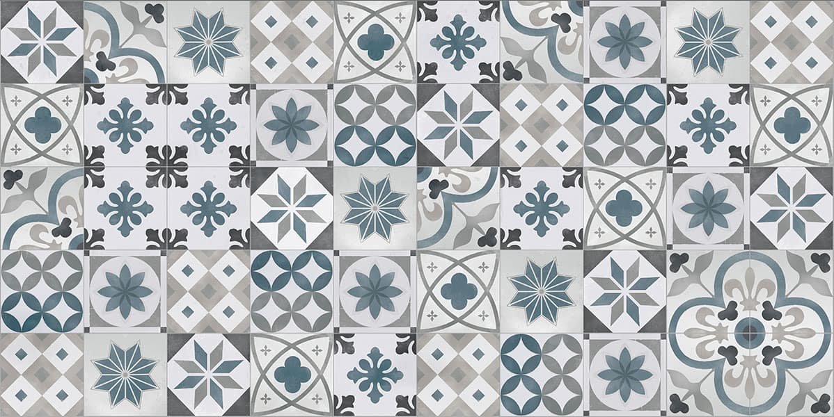 Crédence Douche Carreaux de Ciment