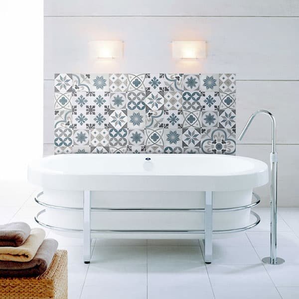 Crédence Baignoire Carreaux de Ciment