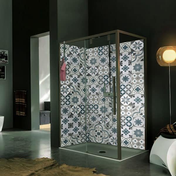 Crédence Douche Carreaux de Ciment