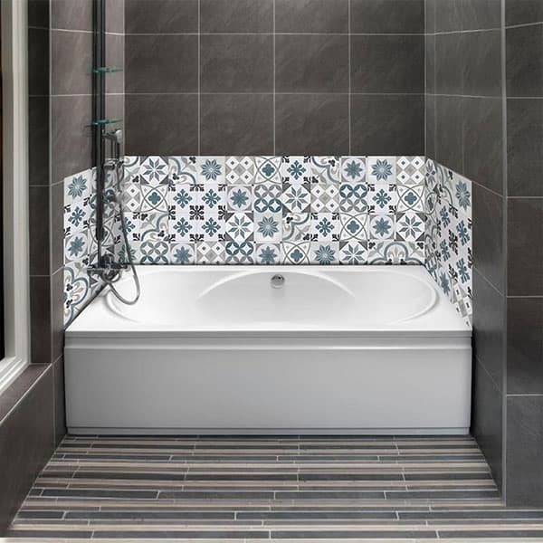 Crédence Baignoire Carreaux de Ciment