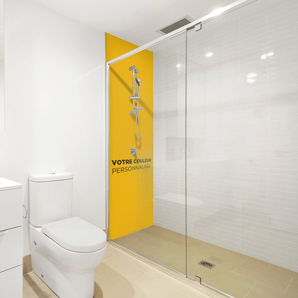 Crédence Douche Couleur Personnalisée