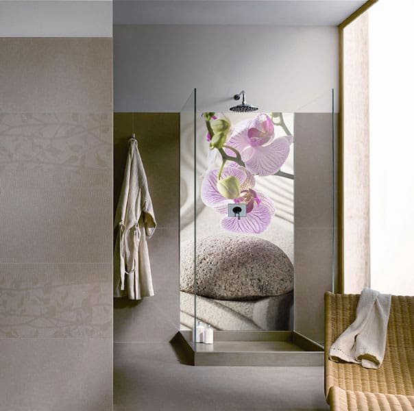 Crédence Douche Phalaenopsis