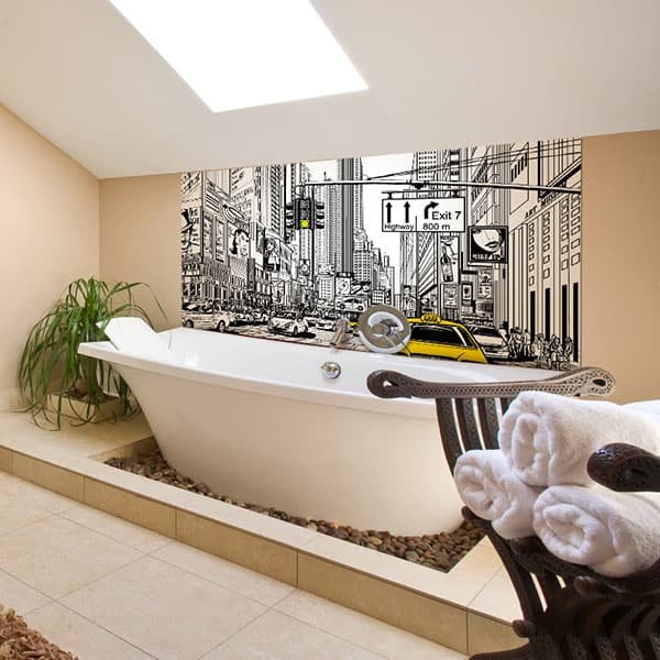 Crédence Baignoire Times Square Blanc