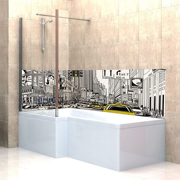 Crédence Baignoire Times Square Blanc