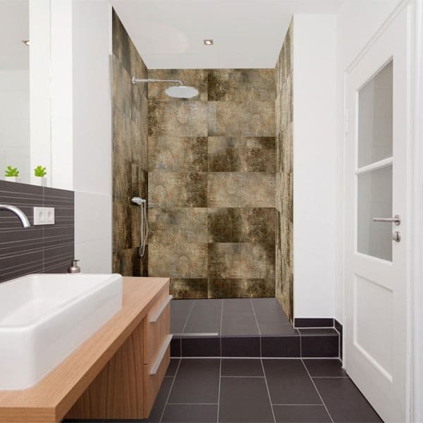 Crédence Douche Rust