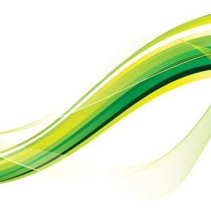 Crédence Salle de Bains Onde Verte