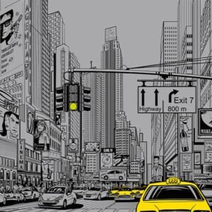 Crédence Baignoire Times Square Gris