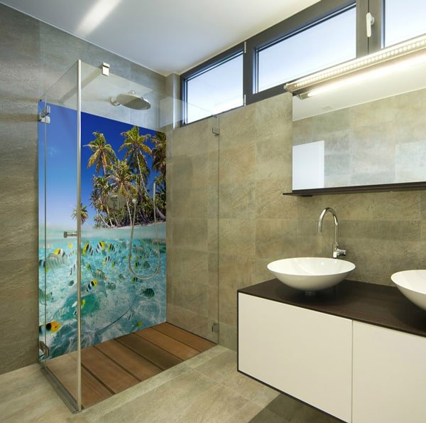 Crédence Douche Bora Bora