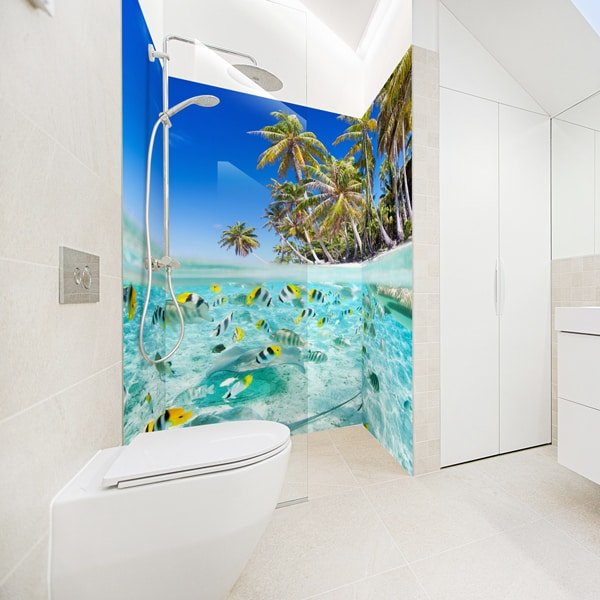 Crédence Douche Bora Bora