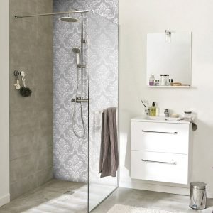 panneau mural douche baroque