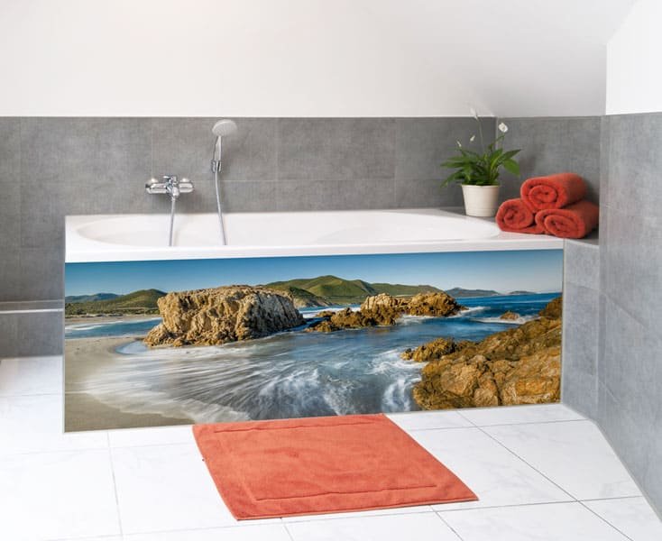 Tablier Baignoire voyage aluminium composite, pose facile