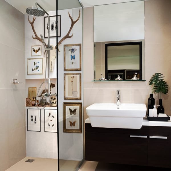 panneau mural douche curiosity