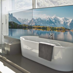 Credence baignoire mont blanc