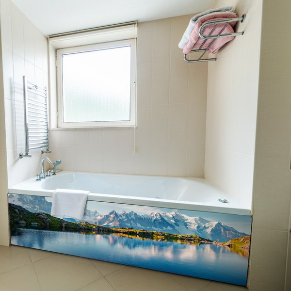 Panneau mur Salle de Bains Mont Blanc