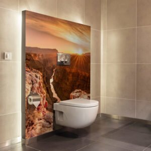 Panneau mural salle de bains grand canyon