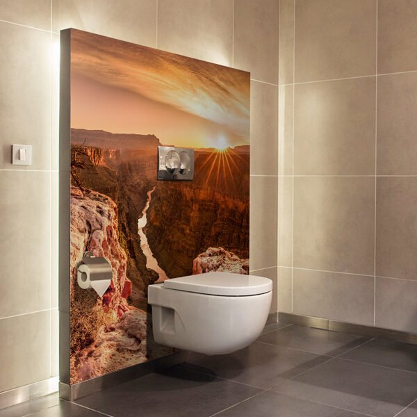 Panneau mural salle de bains grand canyon