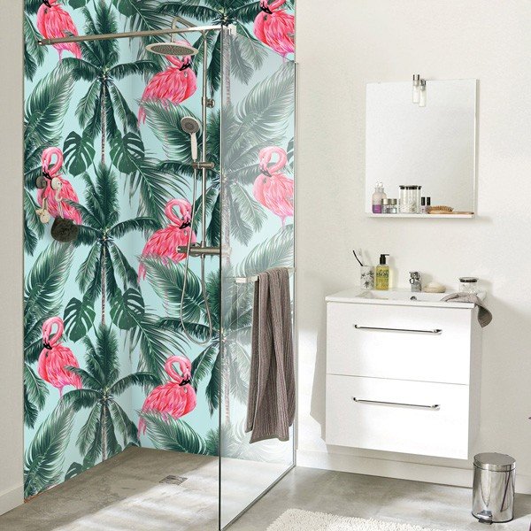 Panneau Mural Douche Exotique